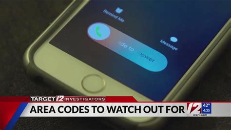 Don't answer phone calls from these area codes.